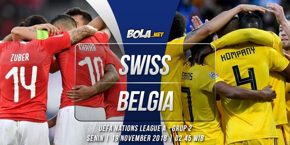 Prediksi Swiss vs Belgia 19 November 2018