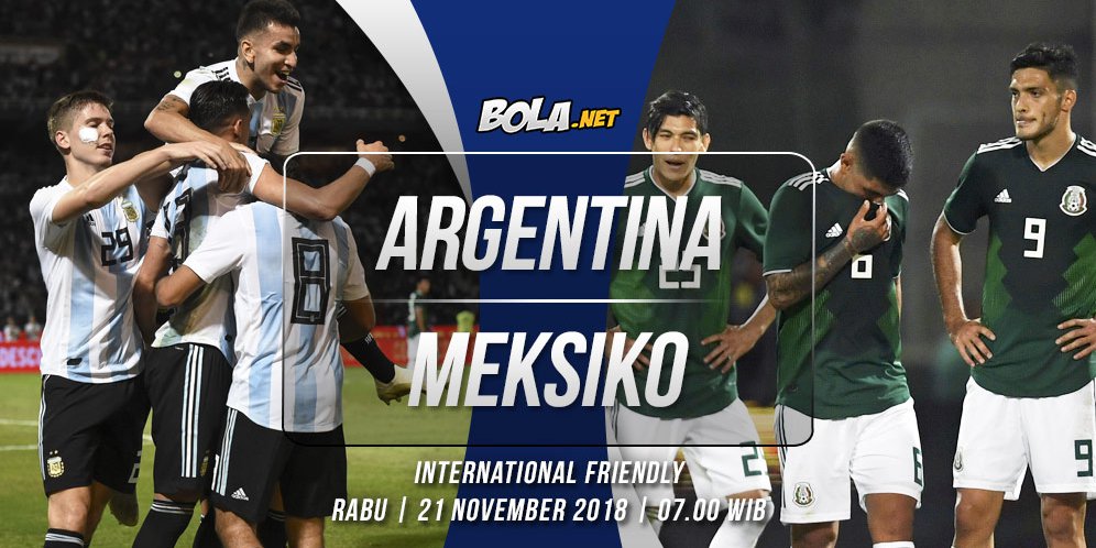 Prediksi Argentina vs Meksiko 21 November 2018