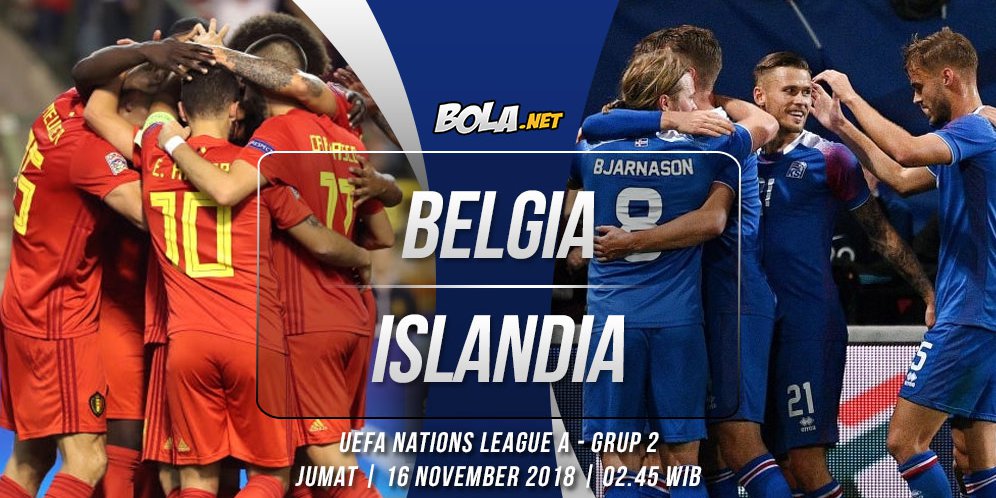 Prediksi Belgia vs Islandia 16 November 2018