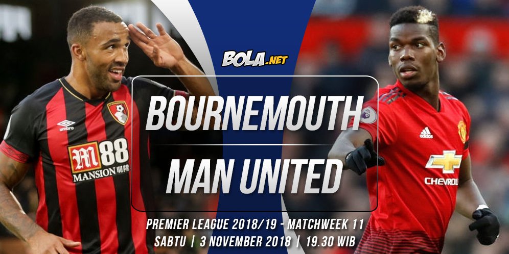 Prediksi Bournemouth vs Manchester United 3 November 2018