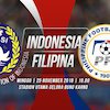 Jadwal Timnas Indonesia vs Filipina di Piala AFF 2018