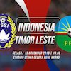 Jadwal Siaran Langsung Indonesia vs Timor Leste di Piala AFF 2018 Jadwal Siaran Langsung Indonesia vs Timor Leste di Piala AFF 2018