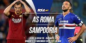 Data dan Fakta Serie A: AS Roma vs Sampdoria
