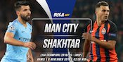 Data dan Fakta Liga Champions: Manchester City vs Shakhtar Donetsk