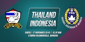 Live Streaming Piala AFF 2018: Thailand vs Indonesia di Vidio.com