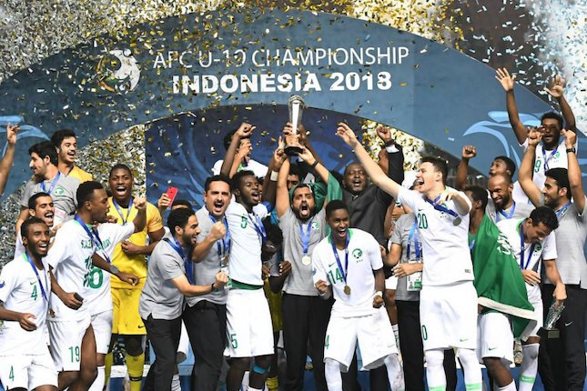Arab Saudi U-19 juara Piala AFC U-18 2018 (c) AFC