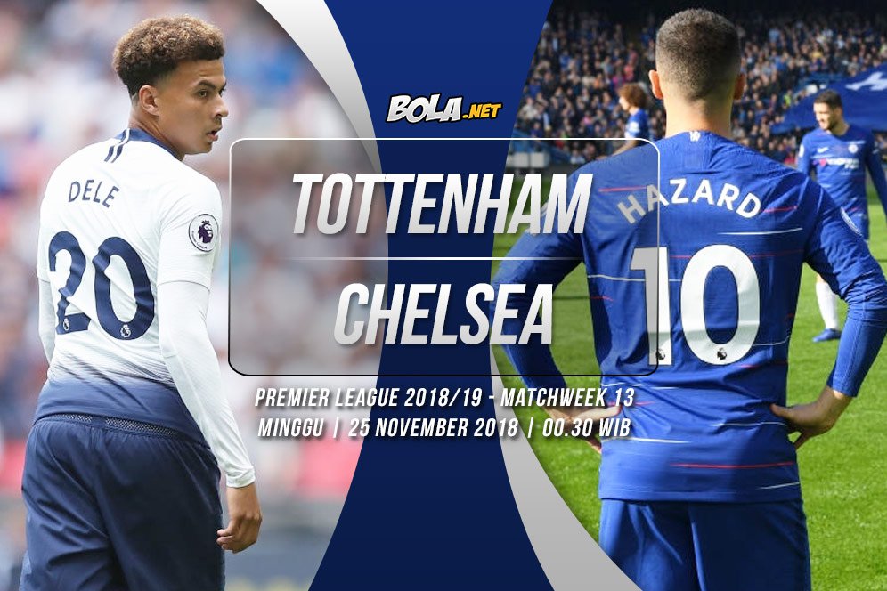 Data dan Fakta Premier League: Tottenham vs Chelsea