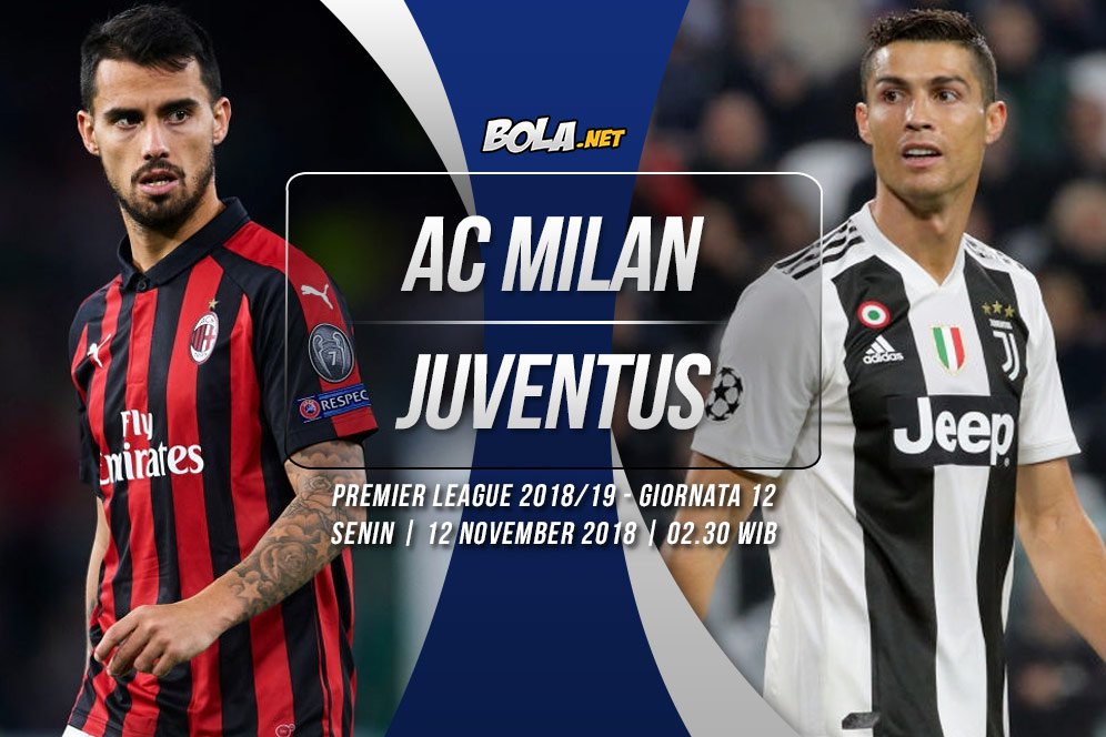 Data dan Fakta Serie A: AC Milan vs Juventus