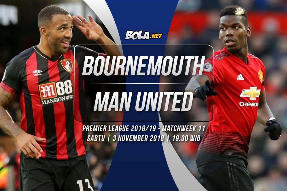 Data dan Fakta Premier League: Bournemouth vs Manchester United