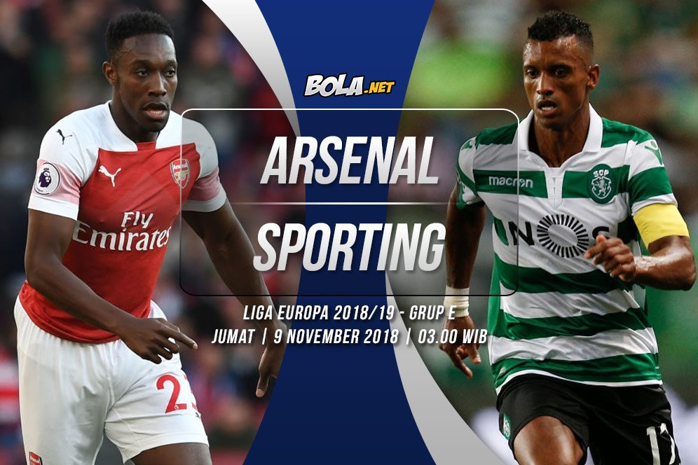 Prediksi Arsenal vs Sporting Lisbon 9 November 2018