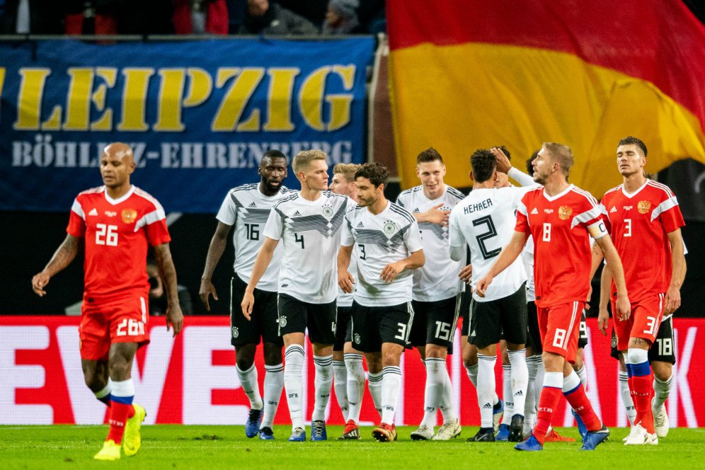 Hasil Pertandingan Jerman vs Rusia: Skor 3-0