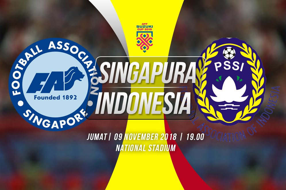 Jadwal Siaran Langsung Singapura vs Indonesia di Piala AFF 2018