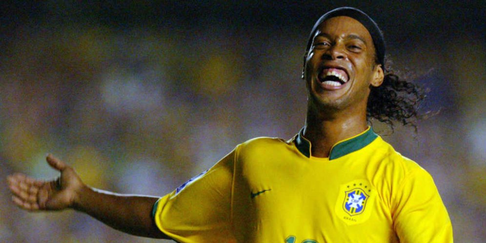 Gol ke Gawang Inggris Jadi Gol Terbaik Ronaldinho