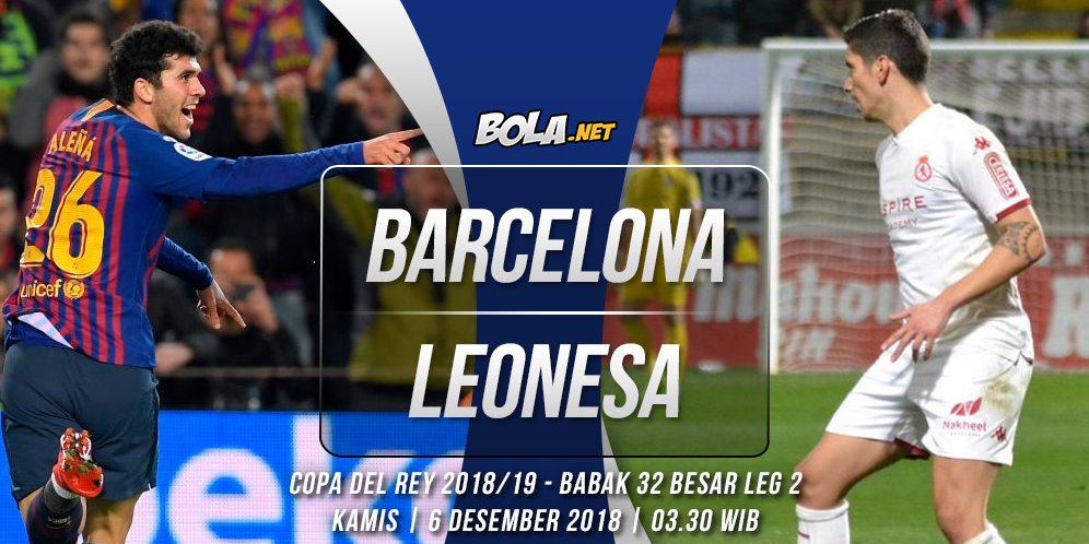 Prediksi Barcelona vs Cultural Leonesa 6 Desember 2018