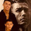 Lukisan Foto Diri, Kado Natal Untuk Ronaldo Dari Bernardeschi