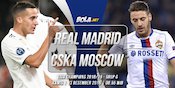 Data dan Fakta Liga Champions: Real Madrid vs CSKA Moscow