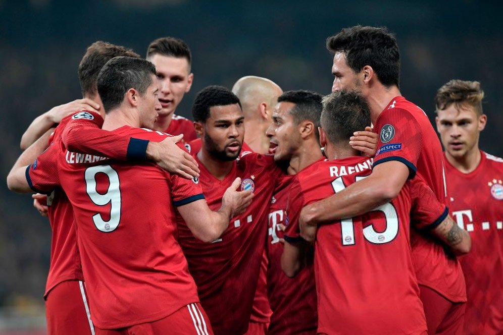 Menang Besar, Bayern Munchen Gusur Dortmund di Klasemen