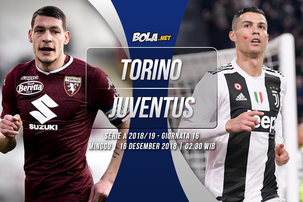 Data dan Fakta Serie A: Torino vs Juventus