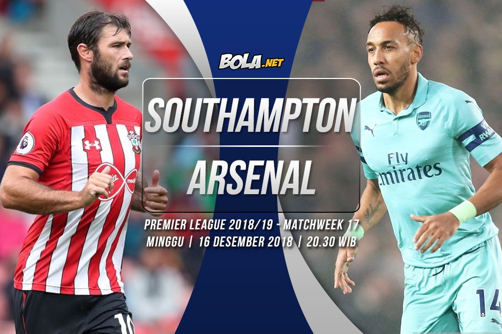 Data dan Fakta Premier League: Southampton vs Arsenal