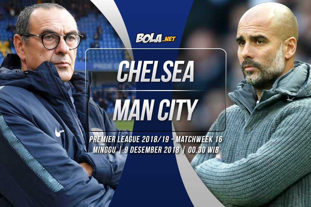 Data dan Fakta Premier League: Chelsea vs Manchester City