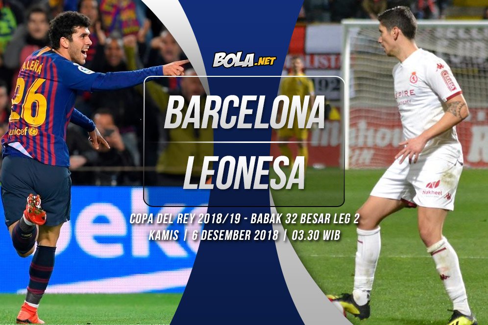 Prediksi Barcelona vs Cultural Leonesa 6 Desember 2018