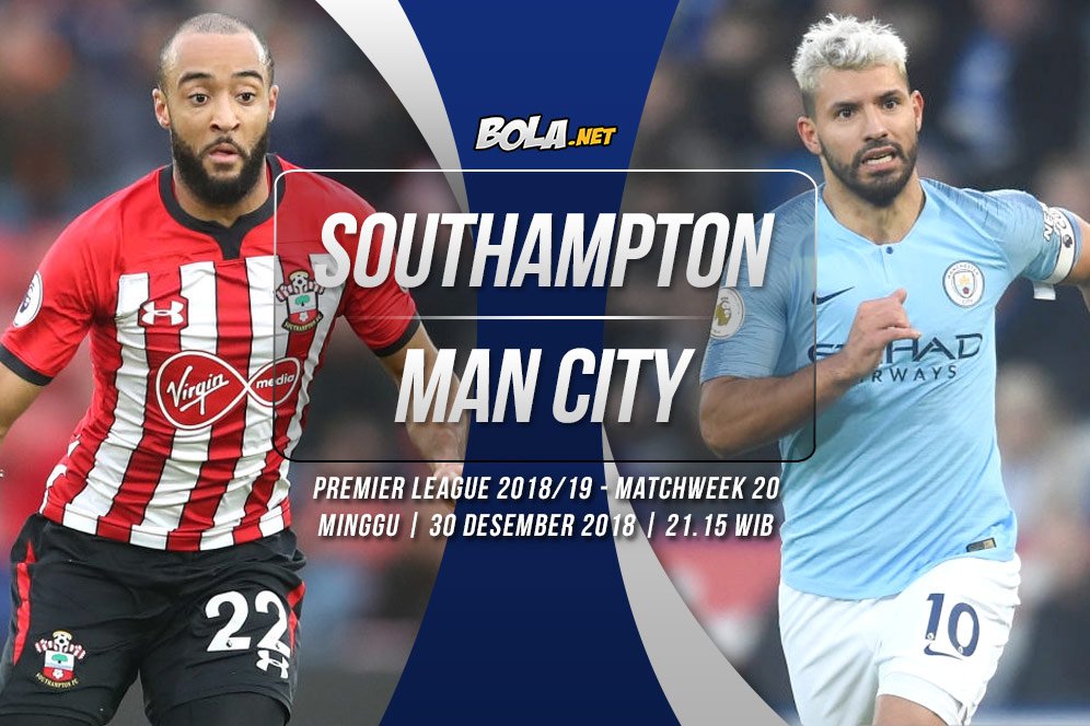 Prediksi Southampton vs Manchester City 30 Desember 2018 Prediksi Southampton vs Manchester City 30 Desember 2018