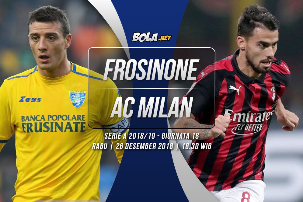 Prediksi Frosinone vs AC Milan 26 Desember 2018