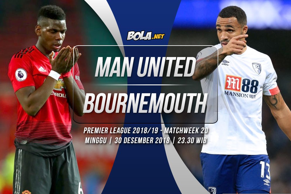 Data dan Fakta Premier League: Manchester United vs Bournemouth