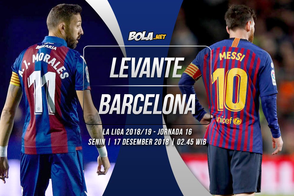 Data dan Fakta La Liga: Levante vs Barcelona