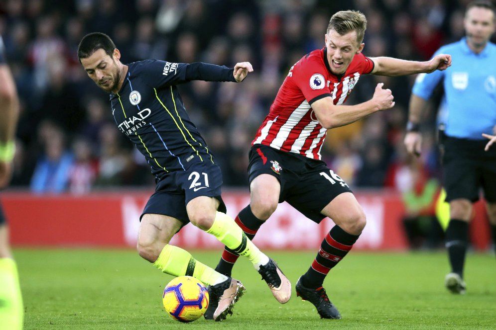 Hasil Pertandingan Southampton vs Manchester City: Skor 1-3