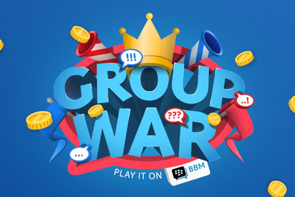 Gabungkan Chat Bot dan Dompet Digital, BBM Luncurkan Kuis Group War