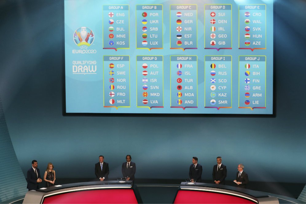 Hasil Undian Pembagian Grup Kualifikasi EURO 2020 Hasil Undian Pembagian Grup Kualifikasi EURO 2020