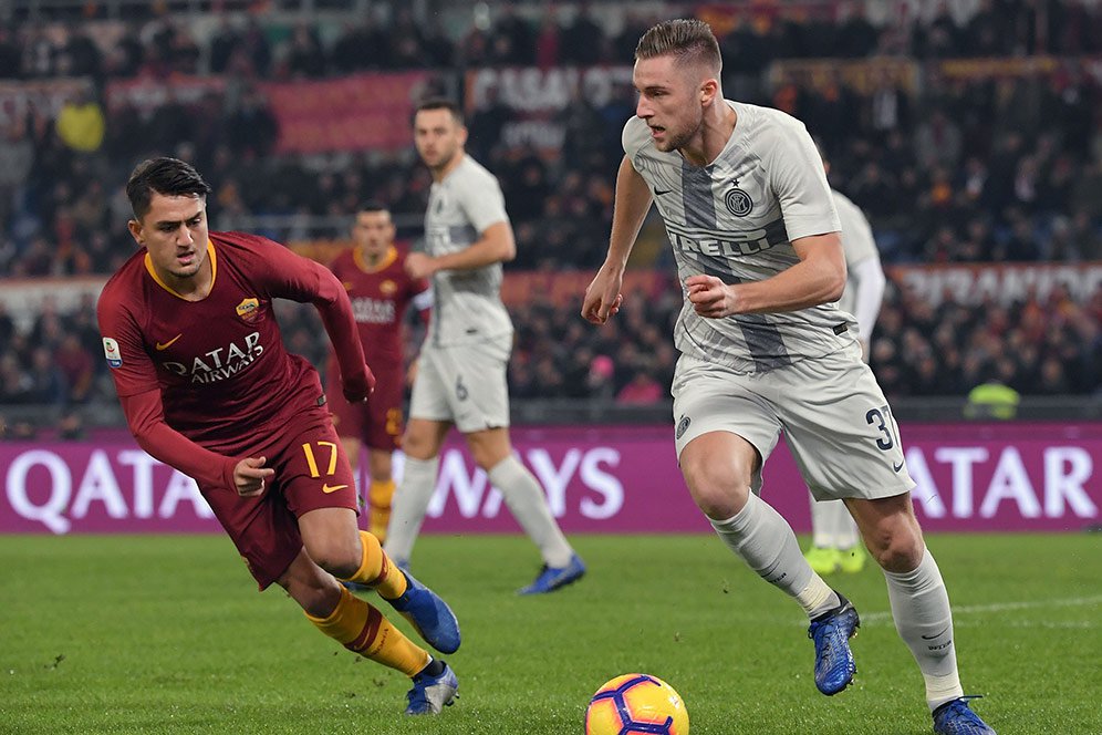 Hasil Pertandingan AS Roma vs Inter Milan: Skor 2-2