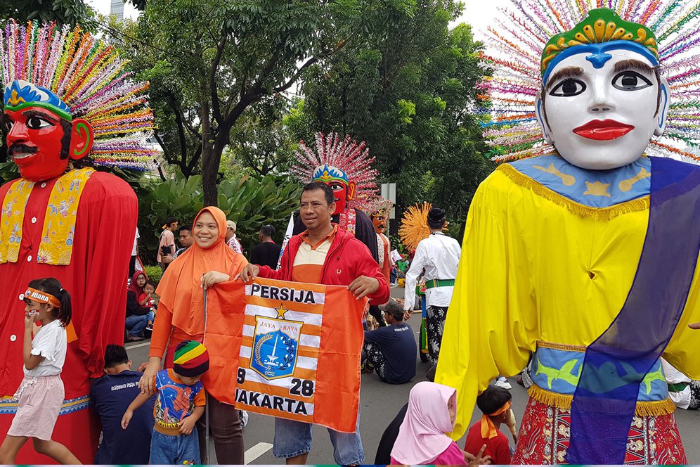 Ada Budaya Betawi di Pawai Juara Persija Jakarta