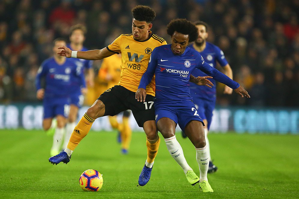 Hasil Pertandingan Wolverhampton vs Chelsea: Skor 2-1