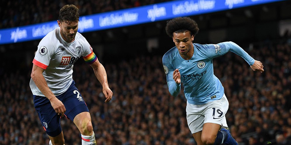 Statistik Laga Man City vs Bournemouth: Sinar Assist dari Leroy Sane