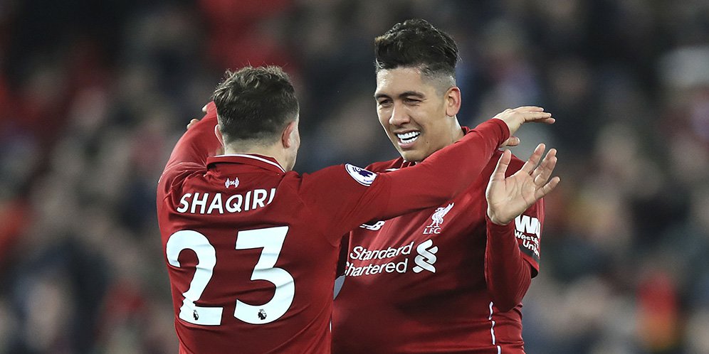 Shaqiri: Firmino Pantas Cetak Hattrick