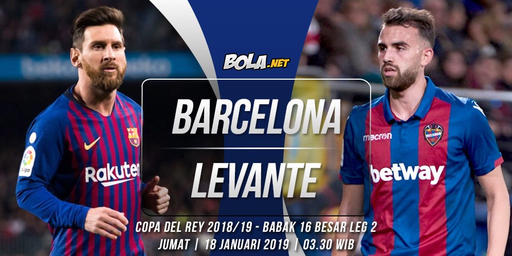 Prediksi Barcelona vs Levante 18 Januari 2019