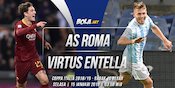 Prediksi AS Roma vs Virtus Entella 15 Januari 2019