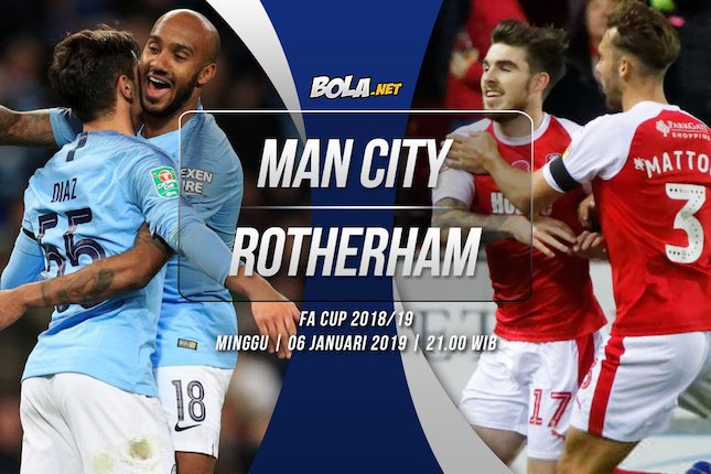 Prediksi Manchester City vs Rotherham United 6 Januari 2019 Prediksi Manchester City vs Rotherham United 6 Januari 2019