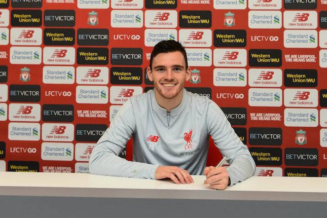 Andy Robertson resmi perpanjang kontrak di Liverpool (c) LFC