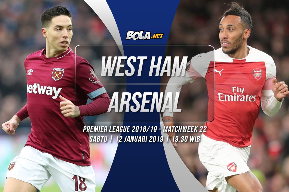 Prediksi West Ham vs Arsenal 12 Januari 2019 Prediksi West Ham vs Arsenal 12 Januari 2019