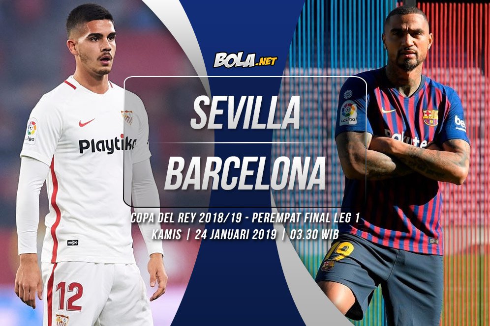 Prediksi Sevilla vs Barcelona 24 Januari 2019