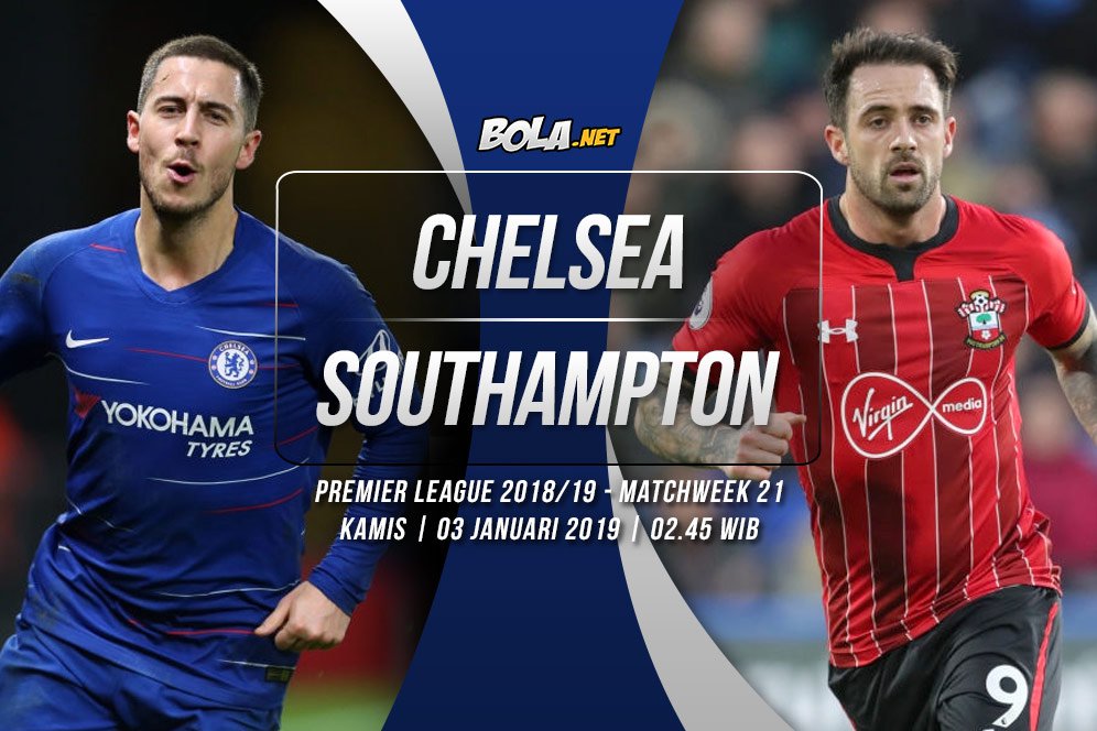 Data dan Fakta Premier League: Chelsea vs Southampton