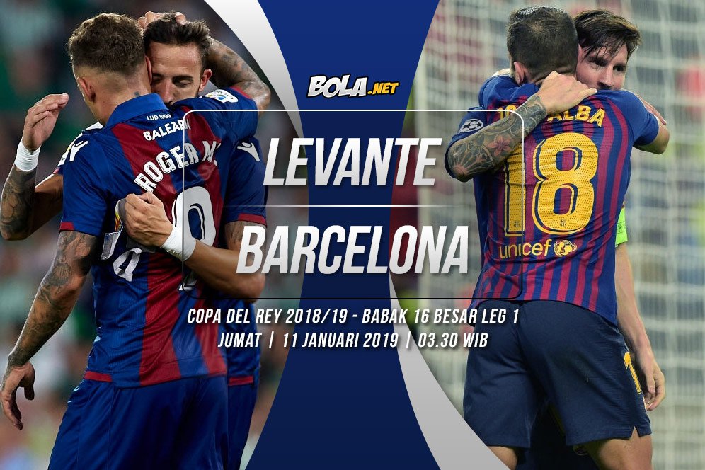 Prediksi Levante vs Barcelona 11 Januari 2019