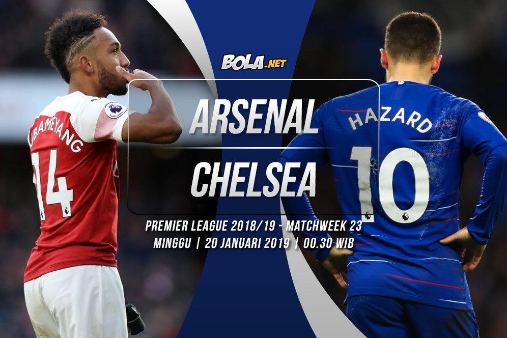 Data dan Fakta Premier League: Arsenal vs Chelsea