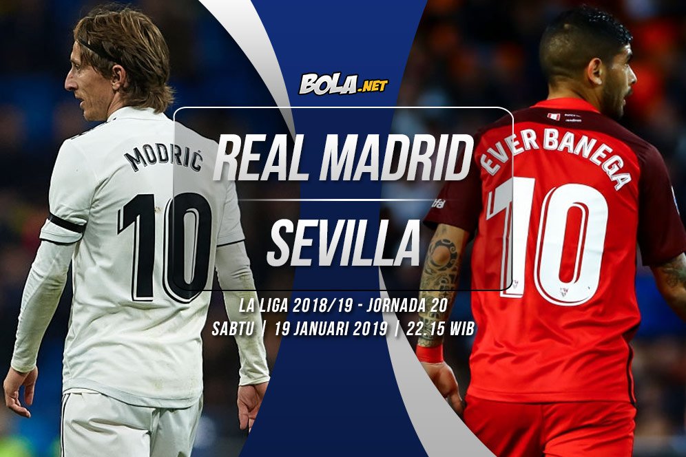 Data dan Fakta La Liga: Real Madrid vs Sevilla