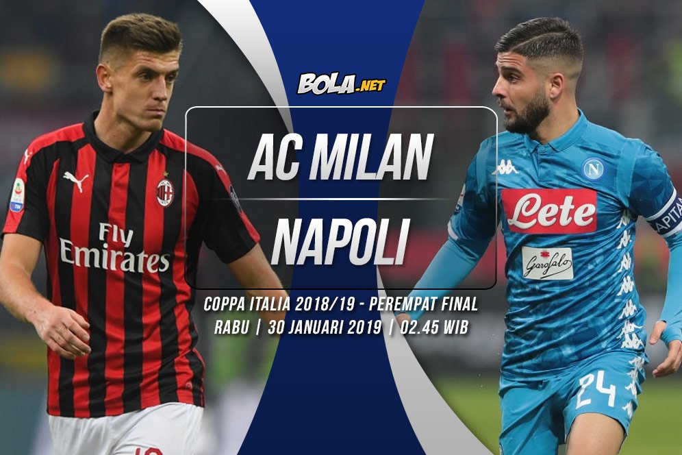 Prediksi AC Milan vs Napoli 30 Januari 2019