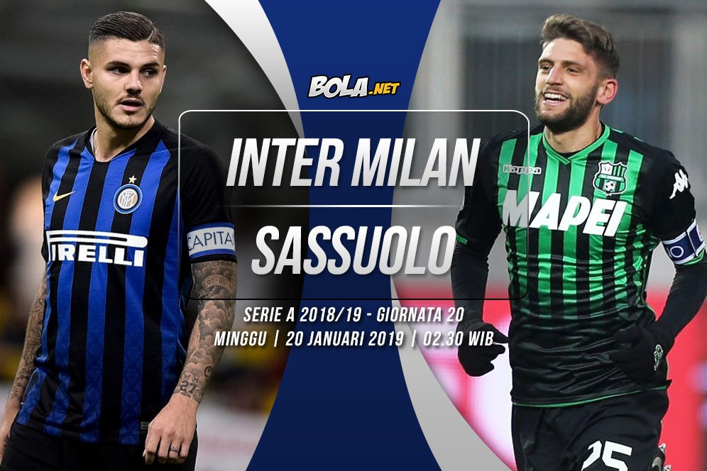 Prediksi Inter Milan vs Sassuolo 20 Januari 2019