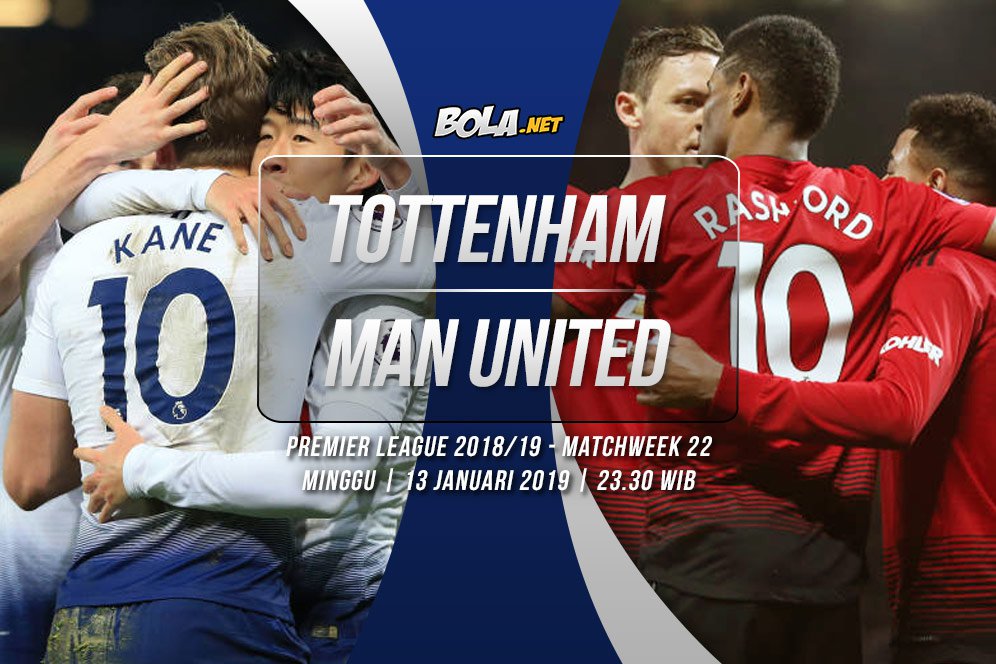 Data dan Fakta Premier League: Tottenham vs Manchester United